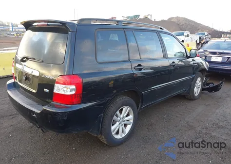 2006 Toyota Highlander Hybrid V6 from USA, damaged, VIN JTEEW21AX60021823
